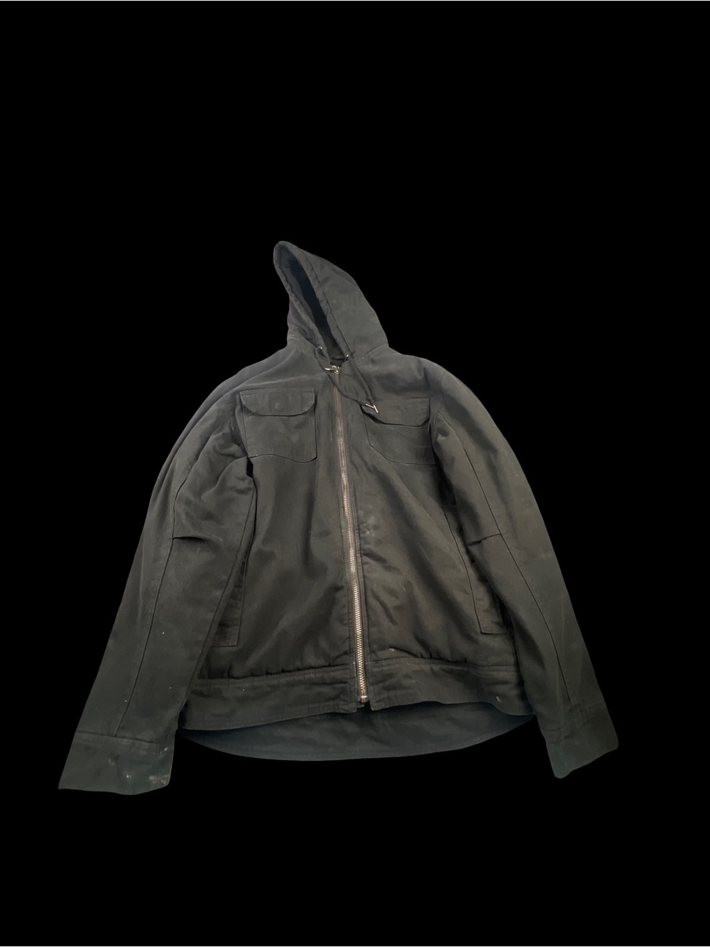 Wolverine Black Hooded Field Jacket